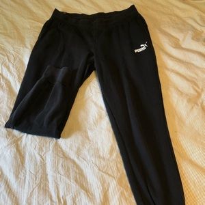 Puma Black Sweatpants Size Large